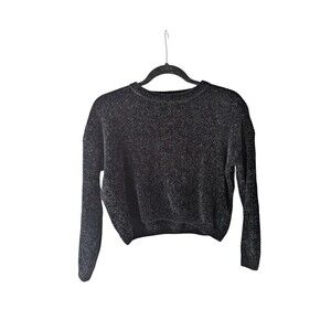 Hazel Moon Size S Black Sweater Cardigan